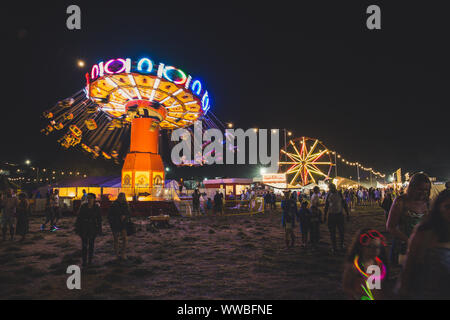 Standon calling festival di notte 2018 Foto Stock