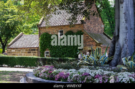 Historic Cook's Cottage, Melbourne, Victoria, Australia Foto Stock