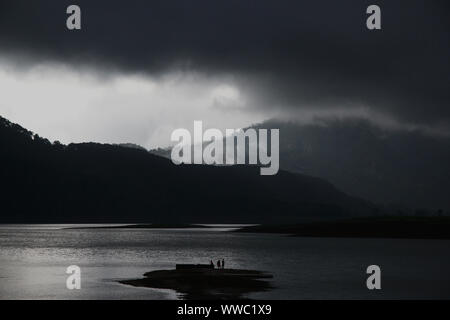 Umiam vicino Lago di Shillong Foto Stock