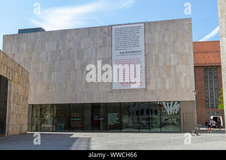 Il Jüdisches Museum di Monaco di Baviera (Museo ebraico di Monaco di Baviera), Sankt-Jakobs-Platz, Monaco di Baviera, Germania. Foto Stock