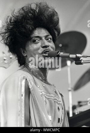 LITTLE RICHARD eg Richard Wayne Penniman musicista americano a Gröna Lund Stoccolma Foto Stock