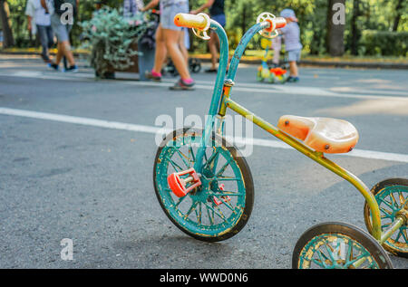 Vintage per bambini triciclo seconda metà del XX secolo. Foto Stock