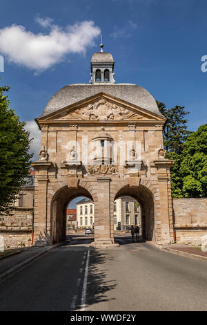 Porte des Moulins, Langres, Francia. Foto Stock