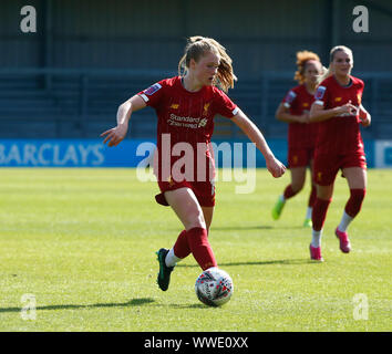 Londra, Inited unito. Xv Sep, 2019. LONDON, Regno Unito 15 Settembre. Mel Lawley di Liverpool donne durante la Barclaycard FA DONNA Sperone League tra Tottenham Hotspur e Liverpool presso l'Alveare Stadium, Londra, Regno Unito il 15 settembre 2019 Credit: Azione Foto Sport/Alamy Live News Foto Stock