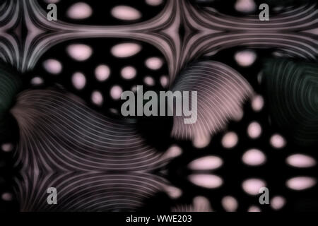 Onde, Photocollage, illustriert Foto Stock