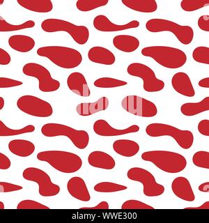 La giraffa pelle. Mucca seamless pattern . Modello per la progettazione Illustrazione Vettoriale