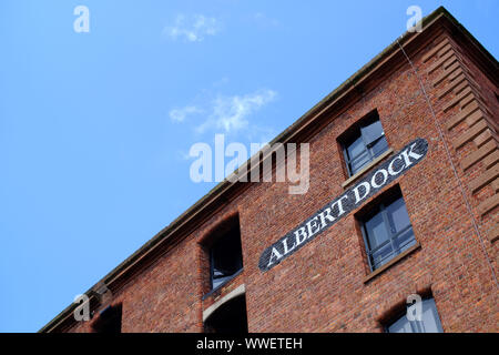 Royal Albert Dock, Liverpool, Merseyside, Regno Unito Foto Stock