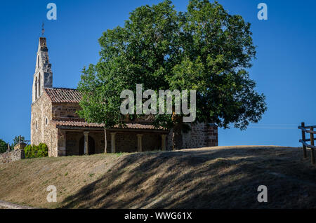 Spagna. Chiesa di Verdeña città di Palencia Foto Stock