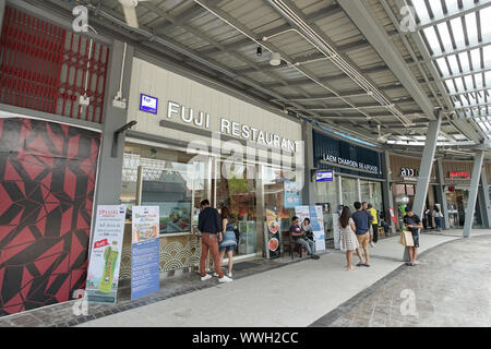 Samut Prakan, Tailandia - 06 Settembre 2019: Fuji ristorante nel nuovo centro commerciale chiamato Villaggio centrale. Foto Stock