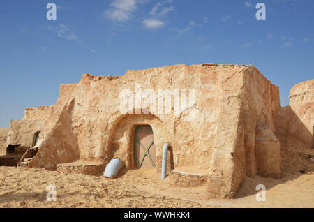 Mos Espa nel deserto africano Foto Stock