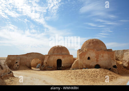 Mos Espa nel deserto africano Foto Stock