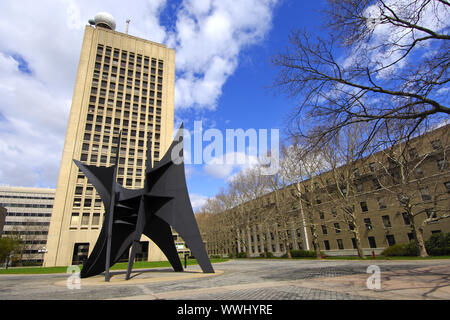 La scultura del grande vela, MIT, Cambridge, Stati Uniti d'America Foto Stock