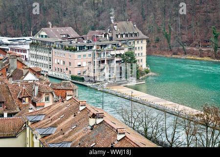 Una immagine di alcune case in Bern Swiss Foto Stock