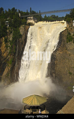 Cascata Montmorency, Beauport Foto Stock