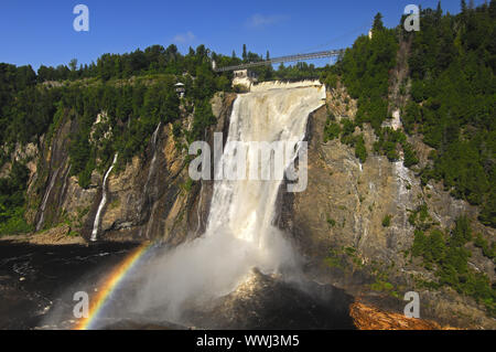 Cascata Montmorency, Beauport Foto Stock