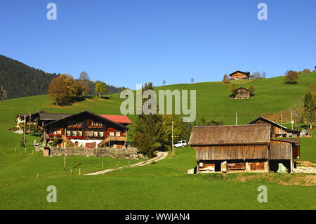 Agriturismo vicino a Gstaad Foto Stock