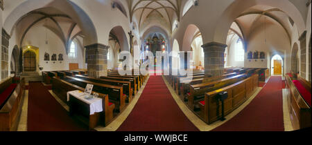 Chiesa parrocchiale di Zwettl, regione Waldviertel, Austria inferiore, l'Austria, Europa Foto Stock