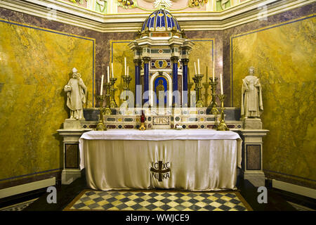 Altare laterale nella chiesa abbaziale di Klosterneuburg, Austria Inferiore, Austria, Euope Foto Stock