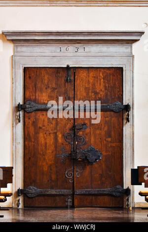 Portale in scala la chiesa in Graz, Stiria, Austria, Europa Foto Stock