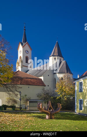 Chiesa parrocchiale di Zwettl, regione Waldviertel, Austria inferiore, l'Austria, Europa Foto Stock