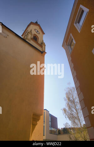 Chiesa parrocchiale di Zwettl, regione Waldviertel, Austria inferiore, l'Austria, Europa Foto Stock