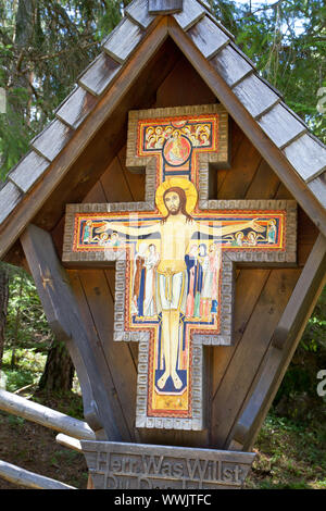 Edicola in montagna Foto Stock