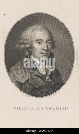 Pierre Victurnien Vergniaud (1753-1793), c. 1800. Collezione privata. Foto Stock