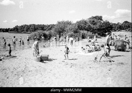 Frensham stagni, Farnham, Surrey, Inghilterra, Regno Unito. Foto Stock