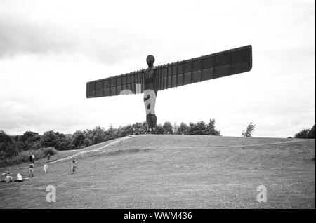 Angelo del Nord, Gateshead, Newcastle, Regno Unito. Foto Stock