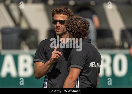 Amstelveen, Paesi Bassi. Xv Sep, 2019. AMSTELVEEN, 15-09-2019, Hoofdklasse Hockey Heren Seizoen 2019-2020. Luogo: Wagener Stadion. Santi Freixa durante il gioco AH&BC Amsterdam vs HC Pinoke. Credito: Pro scatti/Alamy Live News Foto Stock