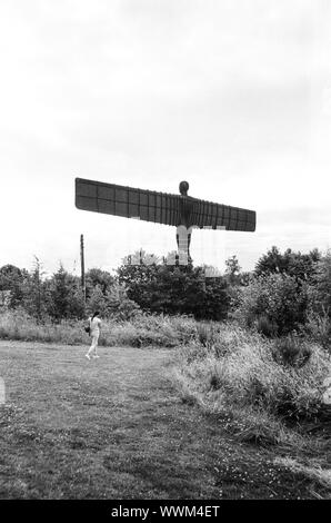 Angelo del Nord, Gateshead, Newcastle, Regno Unito. Foto Stock