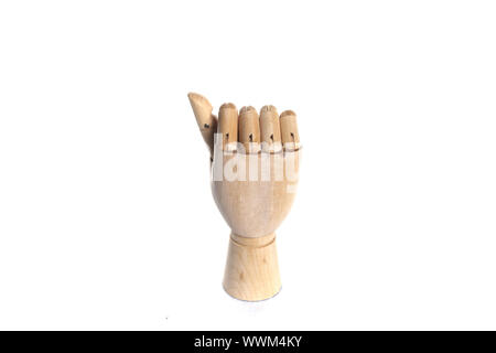 Segnale di mano numero - 1 Foto Stock