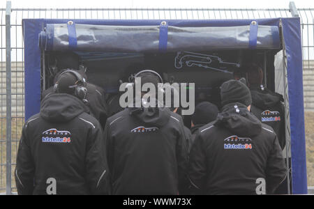 L'ADAC GT Masters Media Day del 10 aprile 2013 etropolis Motorsport Arena Oschersleben / Bode Foto Stock