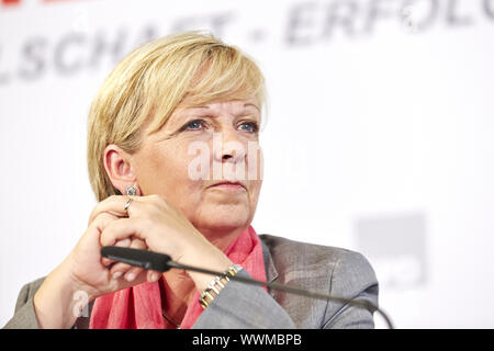 SPD e verde - Conferenza stampa congiunta di Berlino. Foto Stock