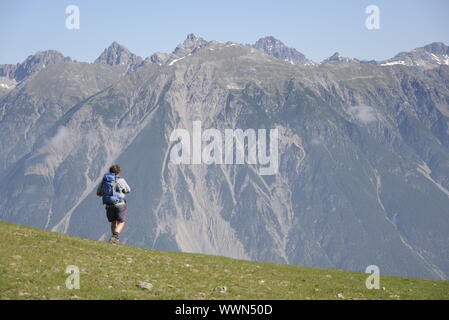 Sul Krahberg, Venet, Tirolo Foto Stock