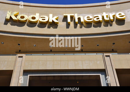 Il Teatro Kodak, casa di Oscar cerimonia, a Hollywood, California Foto Stock