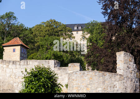 Giardino barocco Blankenburg nelle montagne Harz Foto Stock