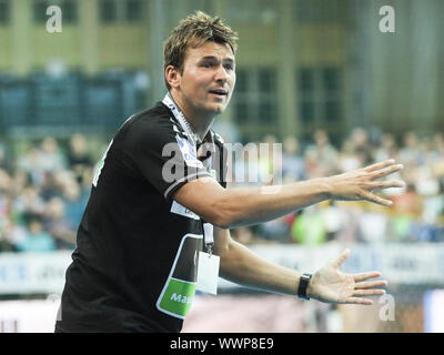 Deutscher Handballtrainer,ehemaliger Handballspieler Christian Prokop (SC DHfK Leipzig - Pallamano) Foto Stock