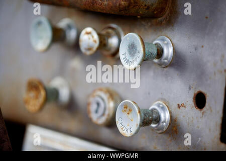 Manopole di Steampunk Foto Stock