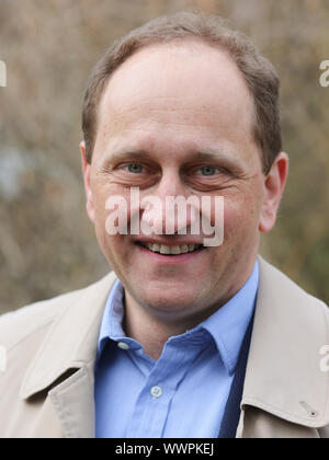 Alexander Graf Lambsdorff (FDP) durante un FDP-action day per le elezioni statali in Magdeburg Foto Stock