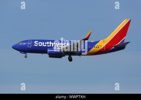 Southwest Airlines Boeing 737-700 Flugzeug Foto Stock