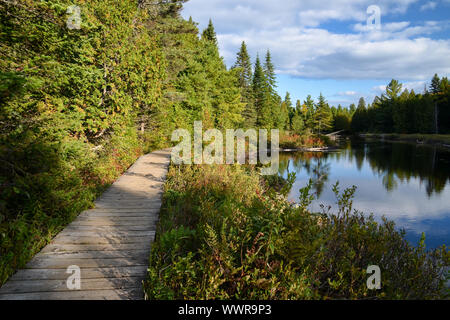 La Mauricie National Park tipico paesaggio della provincia del Quebec, Canada. Foto Stock