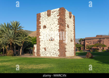 Torre del Conde in un parco pubblico di San Sebastián de La Gomera Foto Stock