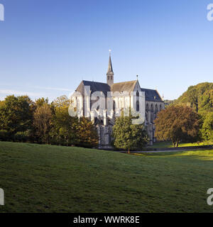 Cattedrale di Altenberg, Odenthal, Bergisches Land, Renania settentrionale-Vestfalia, Germania, Europa Foto Stock