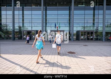 Milano, Italia. Xvi Sep, 2019. VIMERCATE donna muore in ospedale a Vimercate, lei pensa di una errata trasfusione di sangue. Credit: Indipendente Photo Agency Srl/Alamy Live News Foto Stock