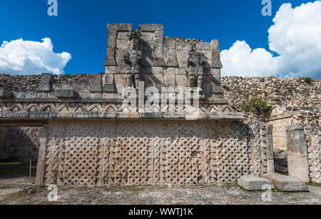 Kabah, Maya sito archeologico, Puuc road, Yucatan, Messico Foto Stock