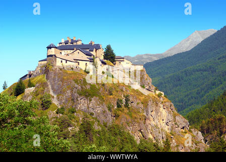 Fort Queyras nelle Alpi Foto Stock