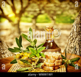 Le olive ancora vita Foto Stock