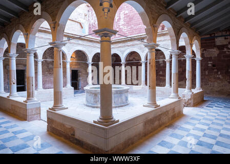 Rovine del monastero certosino di Scala Dei, Catalano, Cartoixa de Santa Maria d'Escaladei Foto Stock