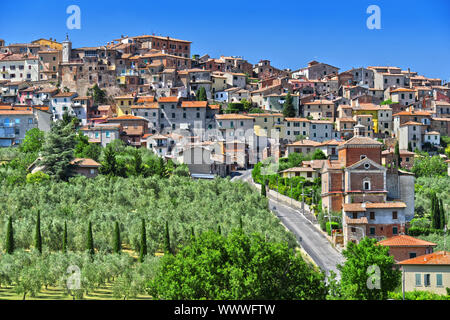 Città di Chianciano Terme in provincia di Siena in Toscana Foto Stock